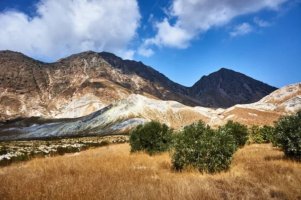 Rocky Mountain Top Island Nisiros Greece — Stock Photo, Image