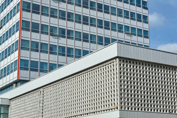 Fragments Modern Office Buildings Poznan — Stock Photo, Image