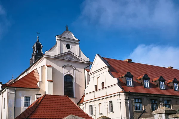 Baroque Buildings Church Monastery Gniezno — Stock Photo, Image