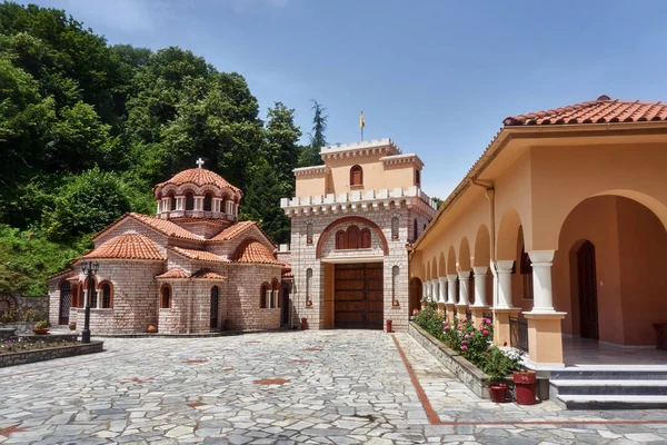 Courtyard Orthodox Monastery Saint Dimitrios Greece — Stock Photo, Image