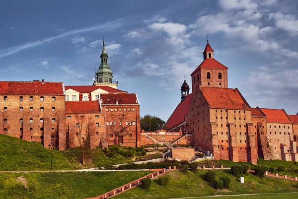 Spichrze Gotyckie Cegły Ziarna Grudziądzu Polsce — Zdjęcie stockowe