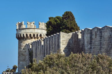 bir ortaçağ kalesi Rodos Adası Şövalyeleri kale kule