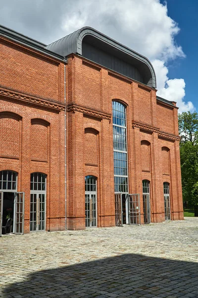 Wall Industrial Red Brick Building Poznan — Stock Photo, Image