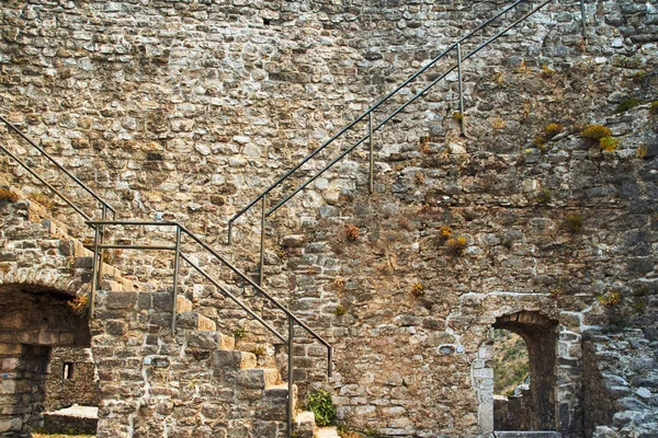 Ruinerna Sten Byggnader Staden Bar Montenegro — Stockfoto
