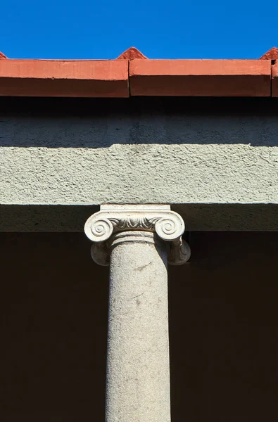 Der Kopf Der Ionischen Säulen Kos Griechenland — Stockfoto