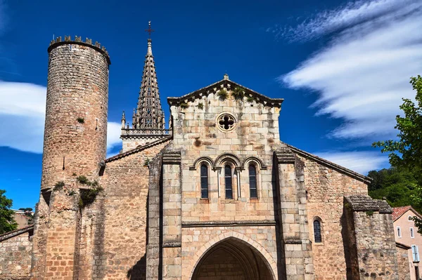 Ortaçağ kilise Our Lady Largentiere Fransa