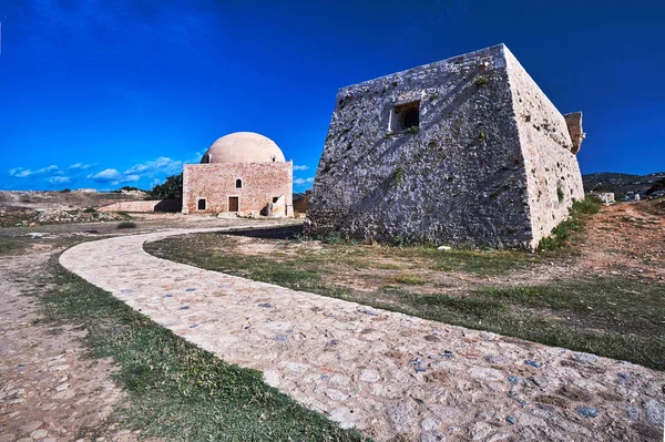 Edificios Históricos Fortaleza Veneciana Ciudad Rethymnon Isla Creta —  Fotos de Stock