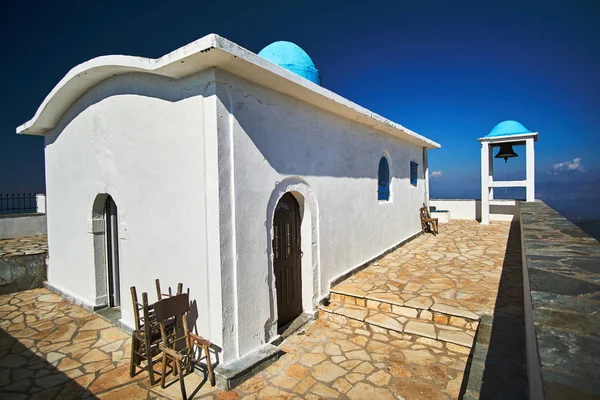 Chiesa Ortodossa Del Profeta Elia Sull Isola Lefkada — Foto Stock