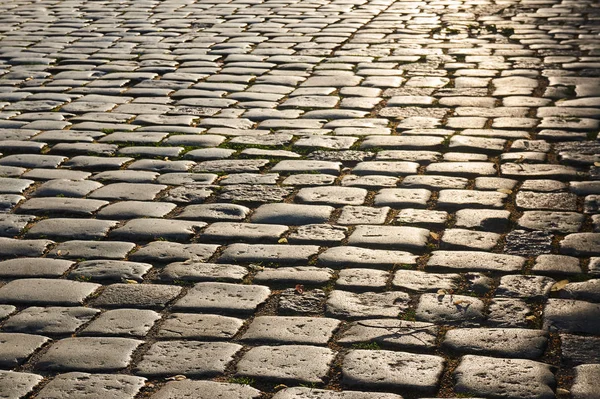 Pietre Pavimentazione Granito Sulla Piazza Del Mercato Nella Città Swidnica — Foto Stock