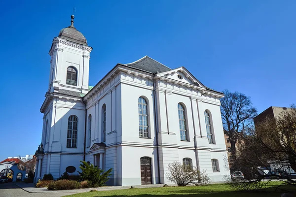 Tarihi Eski Bir Evanjelik Kilisesi Şimdi Poznan Katolik Bir Romalı — Stok fotoğraf