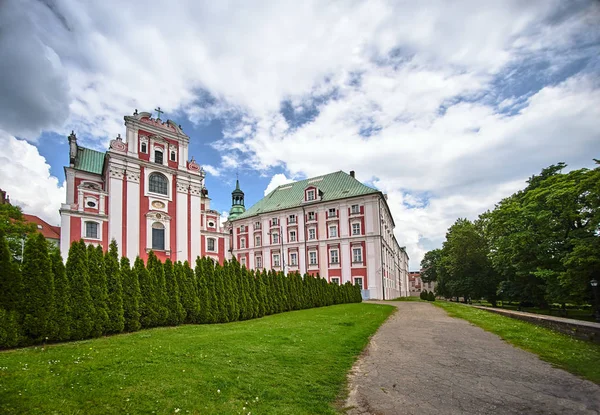 Iglesia Católica Barroca Edificio Religioso Histórico Poznan —  Fotos de Stock