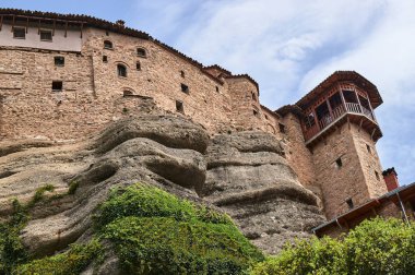 Ortodoks Ortaçağ Manastırı, Meteora 'nın tepesinde.
