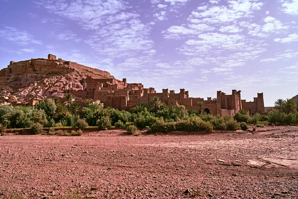 Befästningar Och Byggnader Bosättningen Ait Ben Haddouw Marocko — Stockfoto