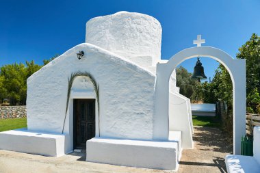 Bir taş Ortodoks Şapel Yunanistan Rodos Adası