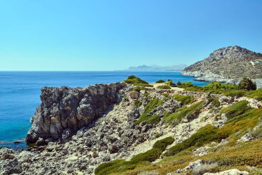 kayalık uçurum sahil Rodos Adası