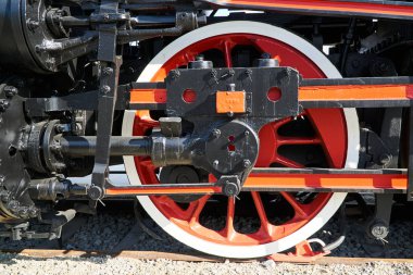 Pistonlar ve sürüş tekerlek tarihi lokomotif Buhar