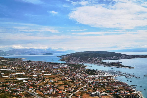 Aerial View Castle City Trogir Croatia — Stock Photo, Image