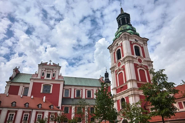 Klockstapeln Den Barocka Historiska Kyrkan Poznan — Stockfoto