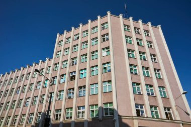 Bir modernist ofis ve konut Poznan bina cephe