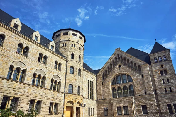 Stone Imperial Castle Towers Poznan — Stock Photo, Image