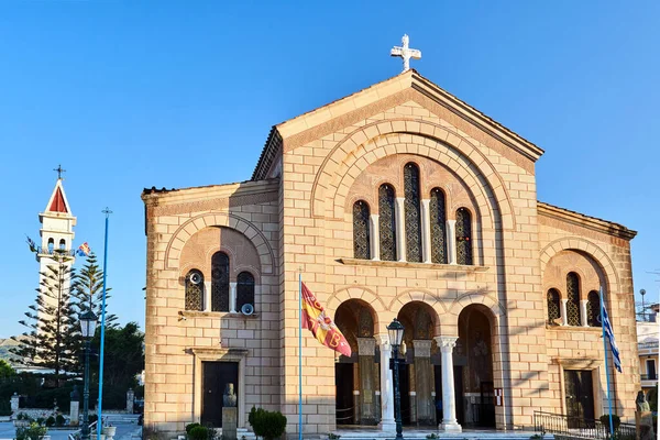 Orthodoxe Kathedrale Des Heiligen Dionysos Der Hauptstadt Der Insel Zakynthos — Stockfoto