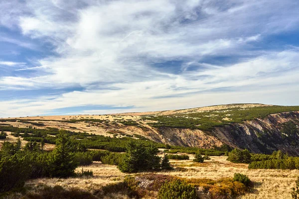 Prado Rocas Día Otoño Las Montañas Gigantes Polonia —  Fotos de Stock