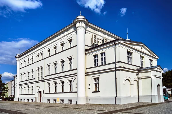 Histórico Prefeitura Neo Renascentista Cidade Skwierzyna Polônia — Fotografia de Stock