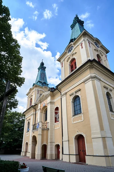 Bazylika Sanktuarium Matki Bożej Rokitnie Polska — Zdjęcie stockowe