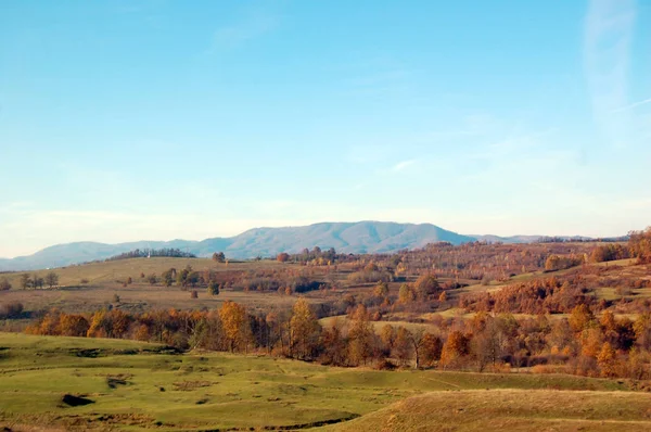 Осенние Цвета Горах — стоковое фото