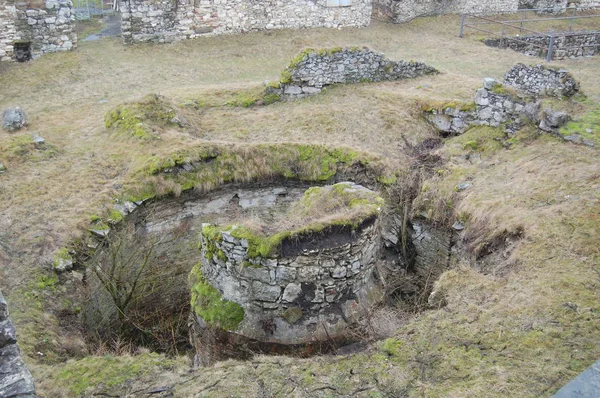 Malebný Pohled Spišský Hrad Kamennými Ruinami Slovensko — Stock fotografie