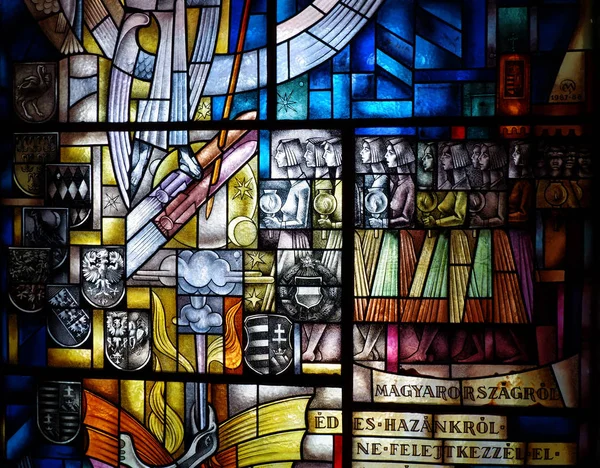 Glasmalerei Der Kirche — Stockfoto