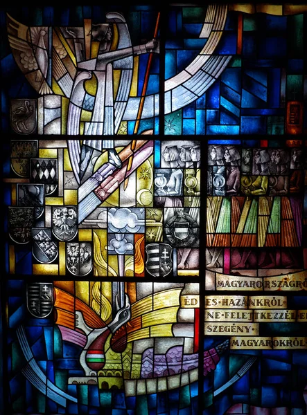 Glasmalerei Der Kirche — Stockfoto