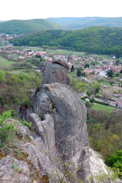 Paysage Rural Pittoresque Vue Aérienne Sur Village — Photo