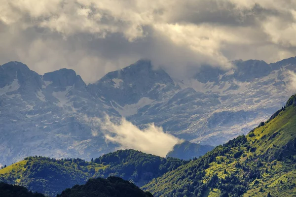 Dzikie Skały Góry Kanin Słowenii Dramatyczny Krajobraz Alp Julijskich — Zdjęcie stockowe