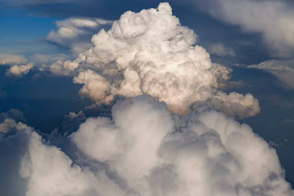 Grande Nube Temporale Vista Aerea Dall Aereo — Foto Stock