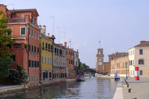Venedig Arsenal Und Kanäle Berühmtes Reiseziel Italien — Stockfoto