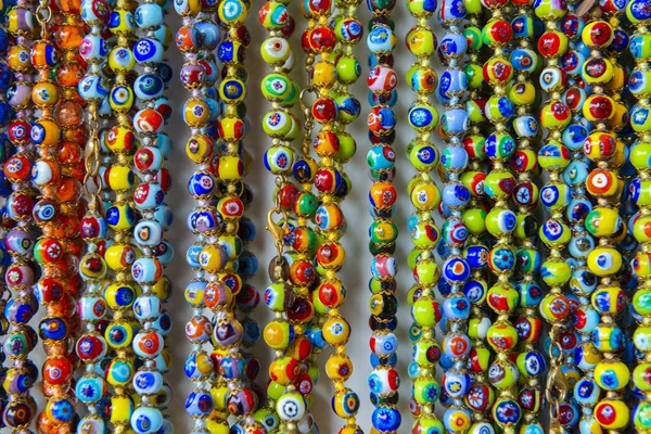 Collane in vetro di Murano . — Foto Stock