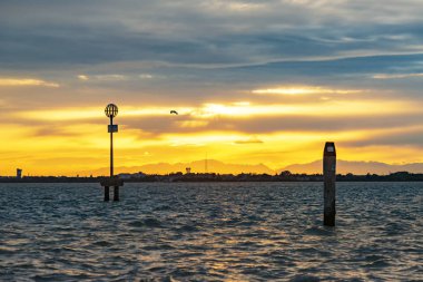 Venedik Körfezi nde Günbatımı