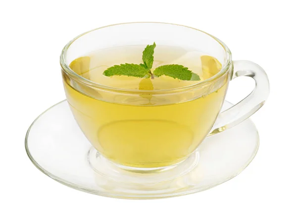 Tazza di tè alla menta — Foto Stock