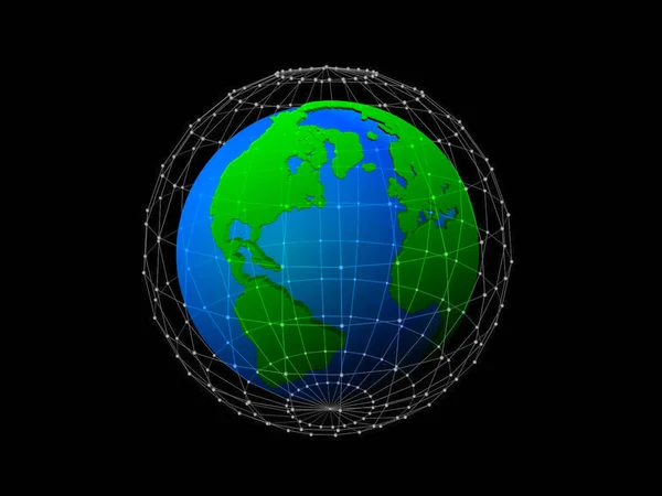 Render Globe Earth Pattern Фото Иллюстраций — стоковое фото