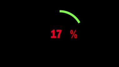 Saniyeler içinde 3d Canlandırma Zamanı göstergesi