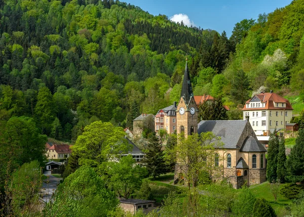 Katolická Farnost Městě Knigstein Sasku — Stock fotografie