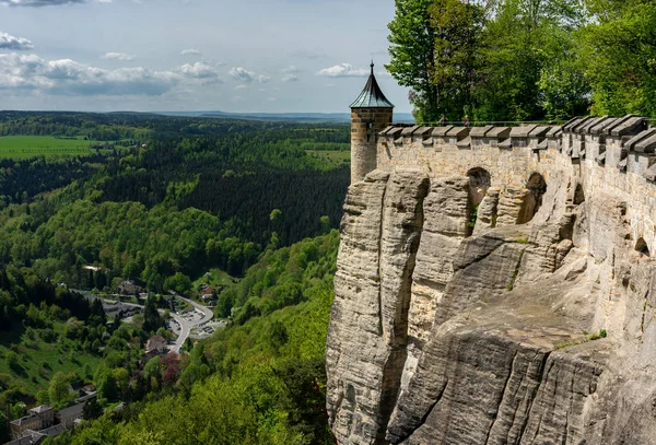 Royal Stone Fortress Saxony — Stock Photo, Image