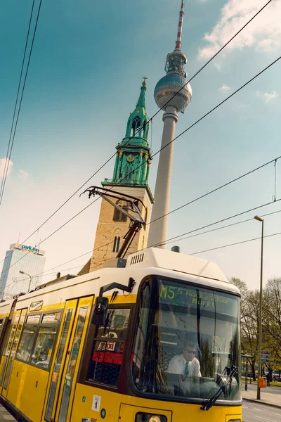 Tram Berlin Alexanderplatz — Stock Photo, Image