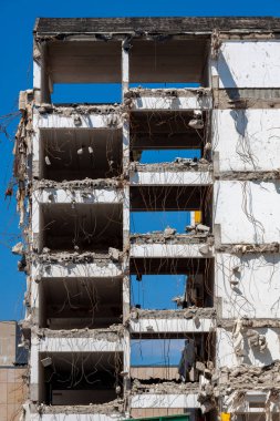 Bir ev merkezi Berlin yıkılması