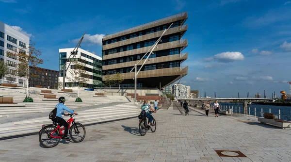 Immeubles Bureaux Immeubles Commerciaux Gratte Ciel Hambourg Hafencity — Photo