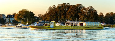Brandenburg eyaletinde Havel bir potsdam su taksi, Almanya