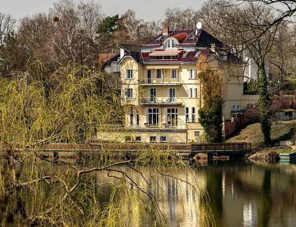 Belle Demeure Ancienne Sur Schlachtensee Berlin Allemagne — Photo