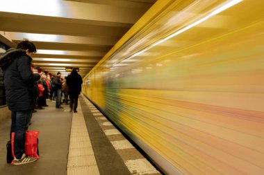 Subway in Berlin, Almanya