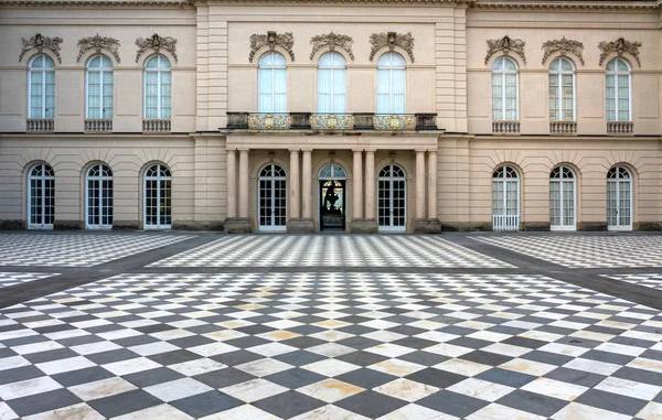 O portal de Neue Schloss Herrenchiemsee na Baviera, Alemanha — Fotografia de Stock